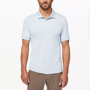 Lululemon NWT Tech Pique Polo, light blue, M